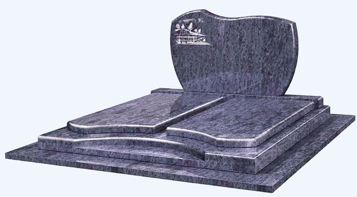 Monument funéraire double
